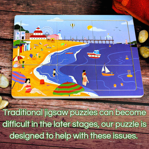 Simple Puzzle for Connection Designed for Late-Stage Dementia Engagement